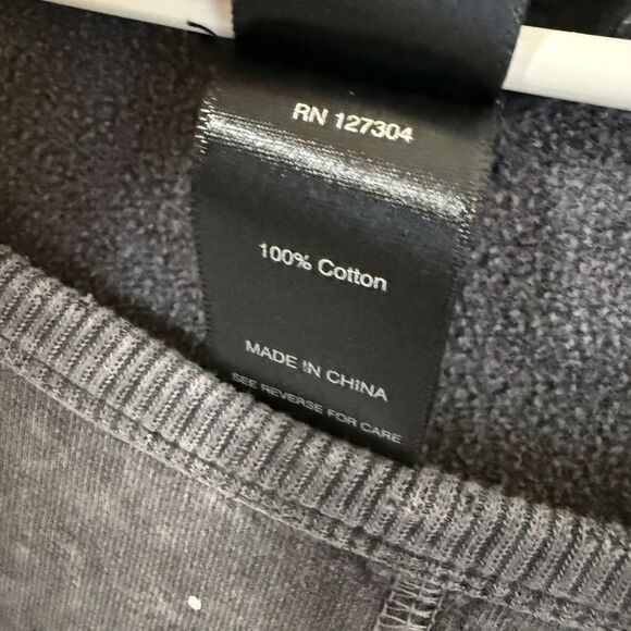 Ali Miles Women L Winter Dogs Print Top Christmas Tree Sweater 3/4 Sleeves Gray - Picture 9 of 9